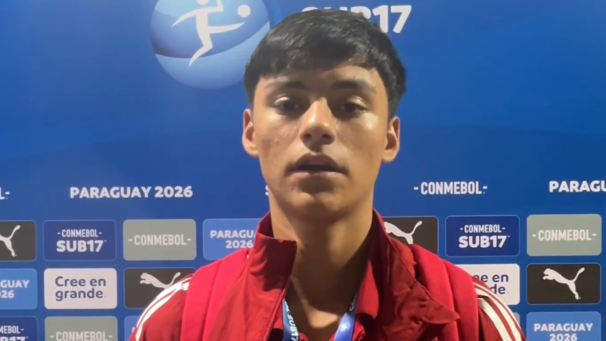 Sebastián Melgarejo, capitán de La Roja sub 17: Estamos unidos y solo queda celebrar