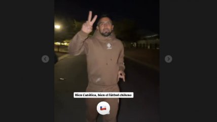   Arturo Vidal se sumó a las felicitaciones a Universidad Católica 