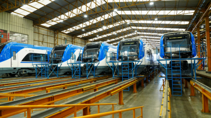 Trenes eléctricos chinos llegan al Biobío: EFE presentó la nueva flota del Biotrén