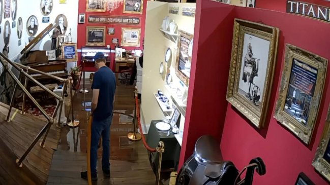 Exhibición sobre el Titanic se inundó al cumplirse 114 años del naufragio