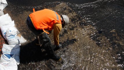 Gran rotura de matriz mantiene sin agua potable a vecinos en Ñuñoa