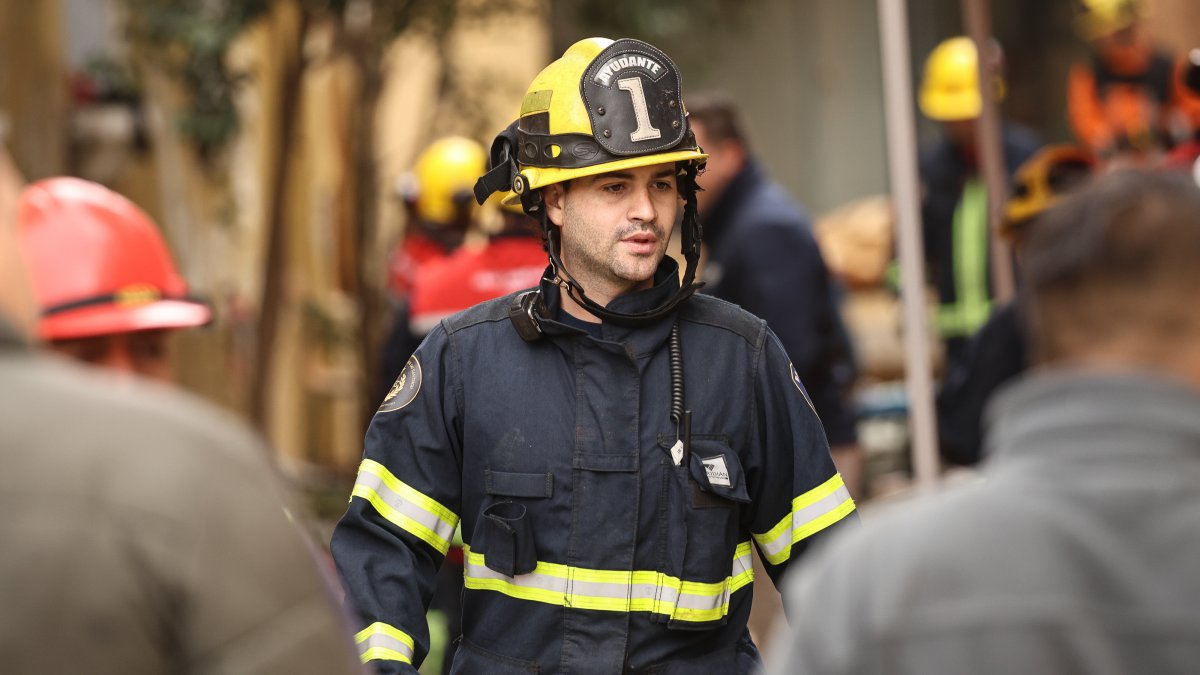 Incendio afectó a una vivienda en el centro de Santiago