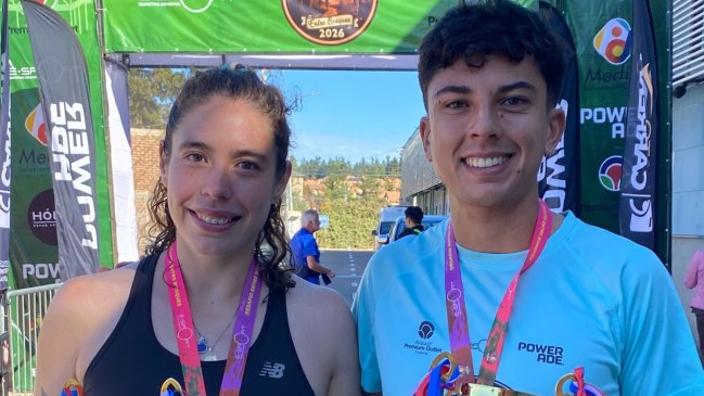 Jorge Pérez y Sofía Pérez ganaron el 10K de Curauma