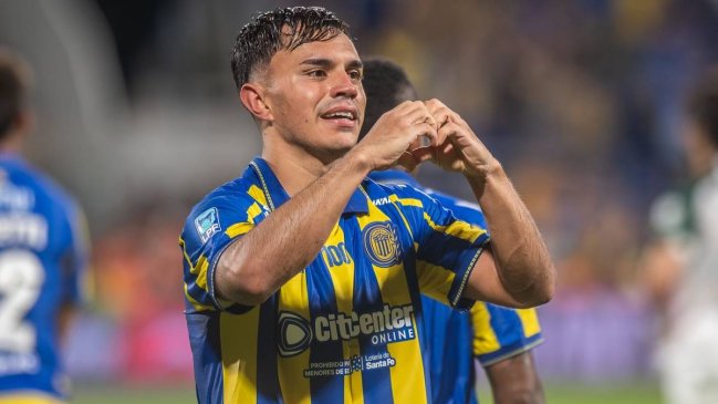 Vicente Pizarro tras su primer gol en Argentina: 