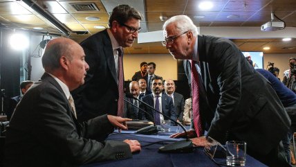 Máximo Pacheco frente a Jorge Quiroz y a Daniel Mas: 