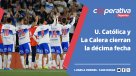 Cooperativa Deportes: U. Católica y La Calera cierran la décima fecha