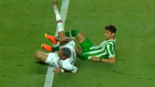 [VIDEO] Patadón y roja: La jugada que marcó el triunfo de Sao Paulo sobre Juventude