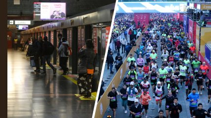 Metro adelantará su apertura por el Maratón de Santiago 2026