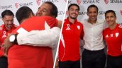 Beausejour tuvo fraterno encuentro con Sánchez y Suazo en Sevilla