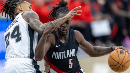 Los Spurs sufrieron la baja de Wembanyama por una conmoción y cayeron ante los Blazers
