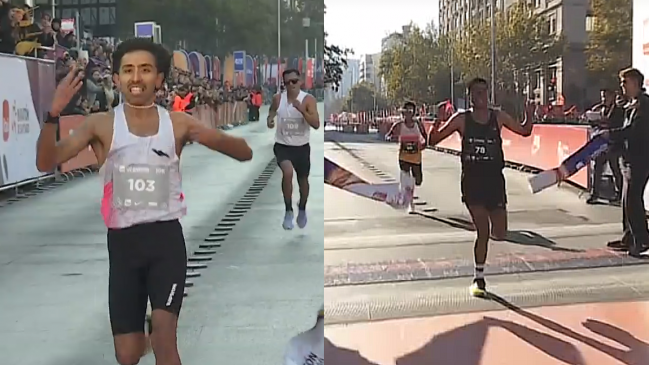 Maratón de Santiago: Diego Uribe volvió al oro en los 10k y Alejandro Alania reinó en los 21k
