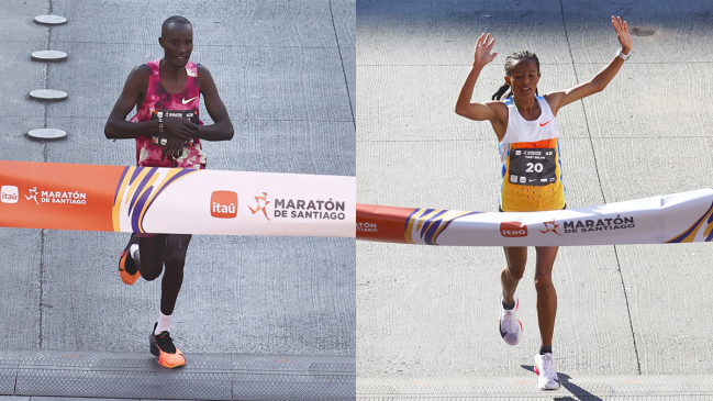 Maratón de Santiago: Chepkok se alzó con el oro y Belew rompió el récord femenino en los 42K