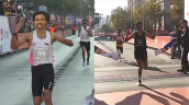Maratón de Santiago: Diego Uribe volvió al oro en los 10k y Alejandro Alania reinó en los 21k