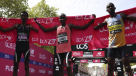 Sawe, Kejelcha y Kiplimo completaron un histórico podio de récords en el Maratón de Londres