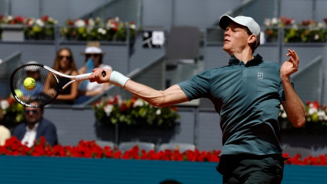 Sinner sumó su 20ª victoria seguida e igualó su techo en el Masters 1.000 de Madrid