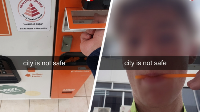 Francés arriesga pena de cárcel por lengüetear una pajilla para sus redes