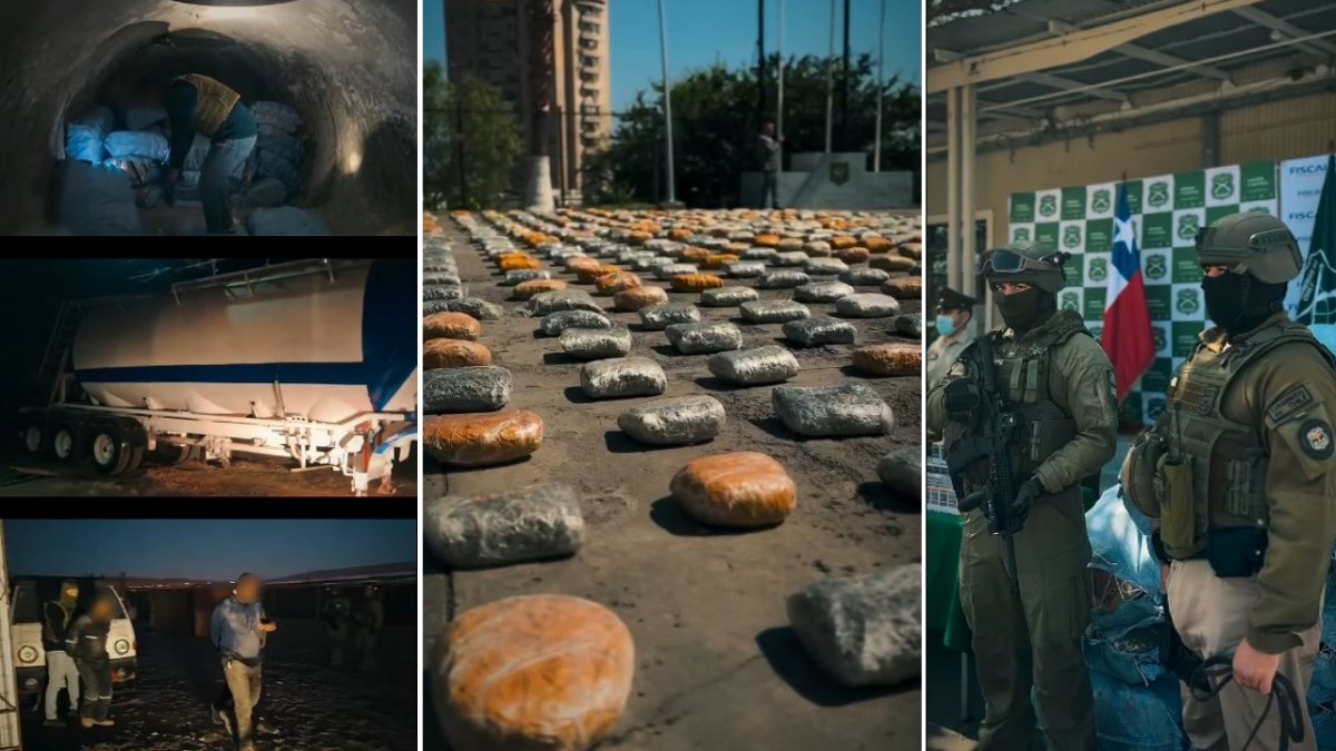 "Incautación histórica" en Calama: 4,8 toneladas de droga