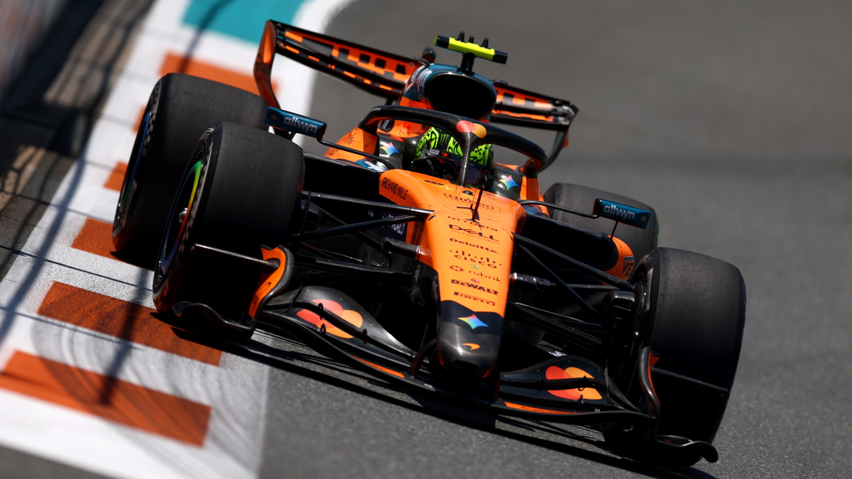 Lando Norris frenó el invicto de Mercedes y saldrá primero en el sprint del GP de Miami