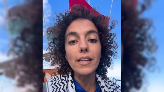 Chilena de la Flotilla detenida por Israel logró comunicarse con su familia desde Grecia