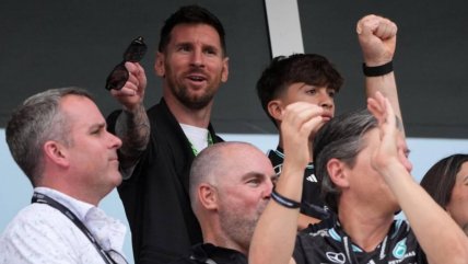   Messi fue invitado de lujo al Gran Premio de Miami de Fórmula 1 