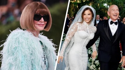   Pese a a críticas, Anna Wintour respalda el trabajo de Jeff Bezos y esposa en la Met Gala 