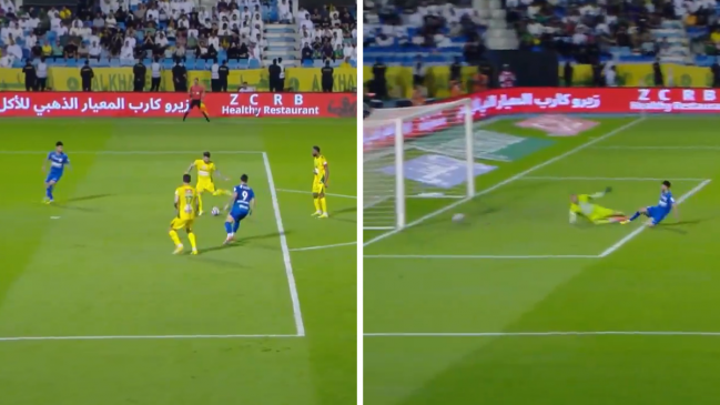 [VIDEO] ¡Le regaló el gol! El insólito error defensivo que levantó sospechas en Arabia