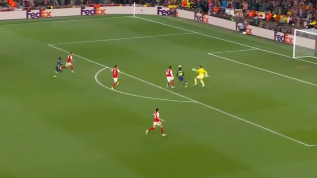 [VIDEO] Atlético lo pagó caro: La increíble ocasión desperdiciada por hijo de Simeone ante Arsenal