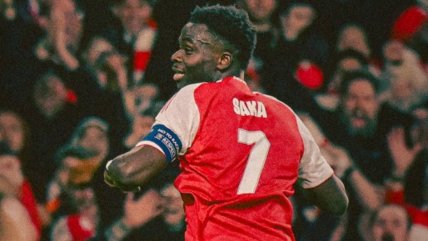  [VIDEO] Saka aprovechó un rebote y acercó a Arsenal a la final de la Champions 