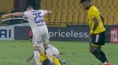 [VIDEO] Ascacíbar fue expulsado en Boca por patada en la cabeza a jugador de Barcelona