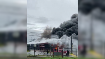 Una mujer murió en incendio que destruyó mall chino de Pitrufquén