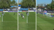[VIDEO] Pelotazo al defensa en el trasero: El insólito autogol de Deportes Santa Cruz