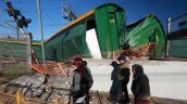 Tren que transportaba celulosa descarriló cerca de la estación Chiguayante del Biotrén