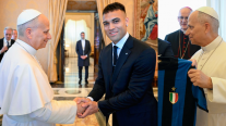 Inter de Milán se reunió con el papa León XIV tras coronarse campeón en Italia