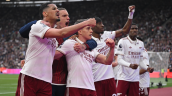 Arsenal sostuvo su ventaja rumbo a la Premier con sufrida victoria ante West Ham