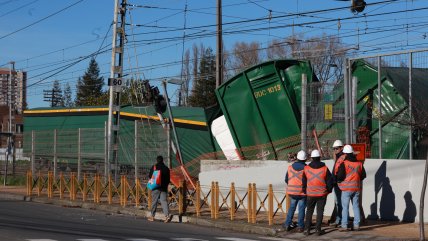 EFE Sur proyecta reanudar este martes el servicio por una vía tras descarrilamiento en Chiguayante
