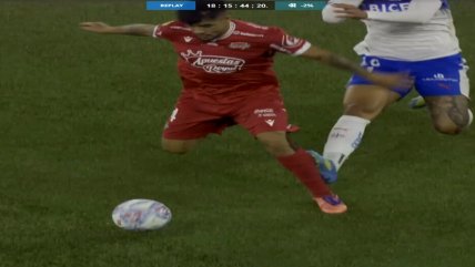 ANFP liberó el audio del VAR por la expulsión de Palavecino en el empate de la UC y Ñublense