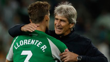   Los festejos de Real Betis por su clasificación a la Champions 