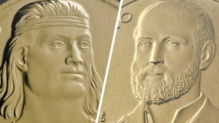 Lanzan medallas de bronce con emblemáticos personajes de la historia