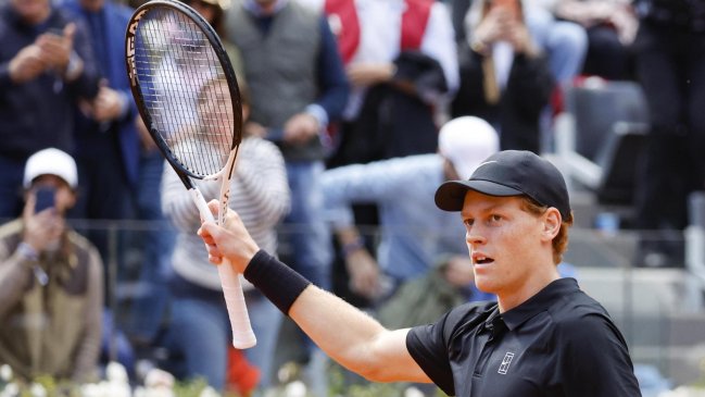 Sinner se exigió para batir a Medvedev y pasar a la final del Masters de Roma