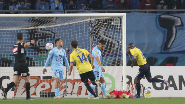 [VIDEO] La U. de Conce pegó primero a O'Higgins en Rancagua con gol de Waterman
