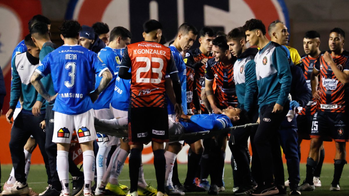 La UC detalló la grave lesión que sufrió Zampedri en el partido con Limache