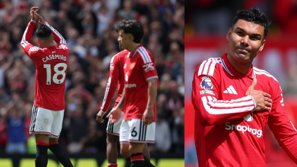 Casemiro dijo adiós a Old Trafford en el triunfo de Manchester United ante Nottingham Forest