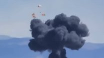 Estados Unidos: Dos aviones de combate se estrellaron en un espectáculo aéreo