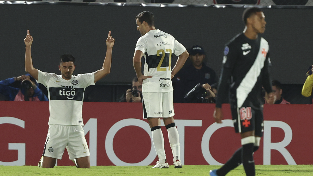 Olimpia venció a Vasco y metió presión a Audax Italiano en la Copa Sudamericana