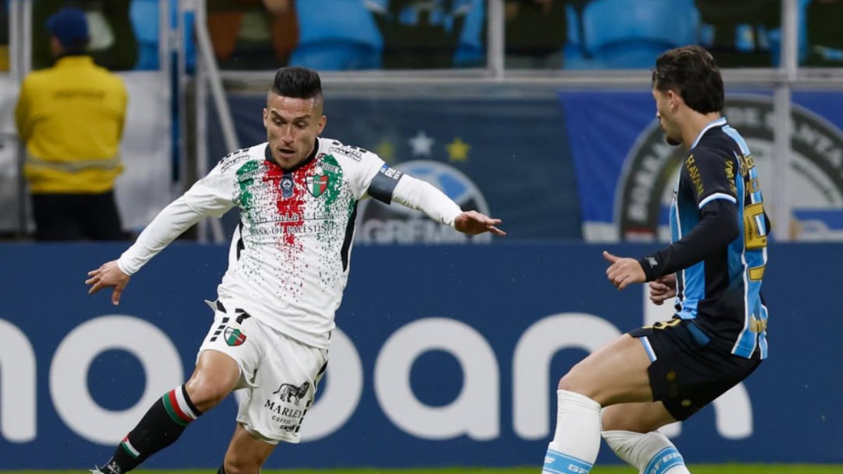 Palestino quedó eliminado en la Copa Sudamericana tras caída ante Gremio en Porto Alegre