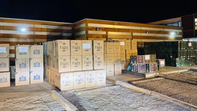Carabineros incautó 370 mil cajetillas de cigarrillos de contrabando en Calama