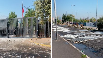 Así quedaron las calles aledañas al Monumental tras el 
