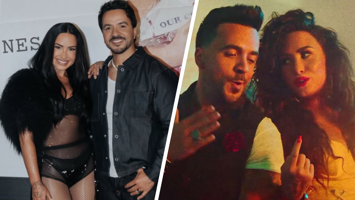 Demi Lovato se reunió en el escenario con Luis Fonsi para cantar "Échame la culpa"