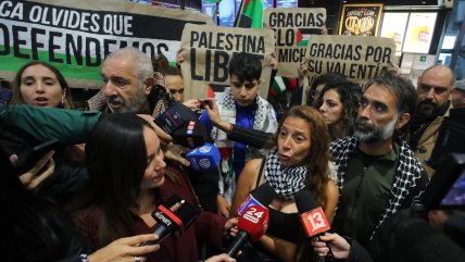 Regresaron los activistas chilenos de la Flotilla a Gaza: 