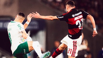   Erick Pulgar fue suplente en dolorosa caída de Flamengo ante Palmeiras 